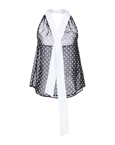 CRISTINAEFFE Top Black 100% Polyester