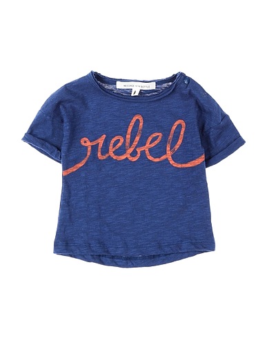 MESSAGE IN THE BOTTLE T-shirt Blu 100% Cotone