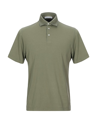 FILIPPO DE LAURENTIIS Polo Verde militare 100% Cotone