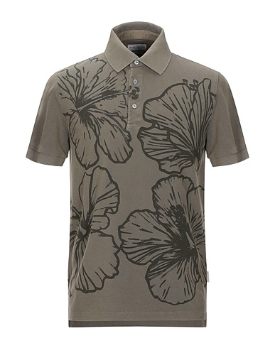 BALLANTYNE Polo shirt Military green 100% Cotton