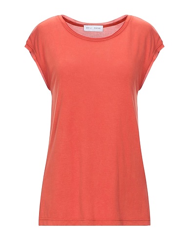 WEILI ZHENG Basic T-Shirt Rust 68% Modal, 32% Polyester