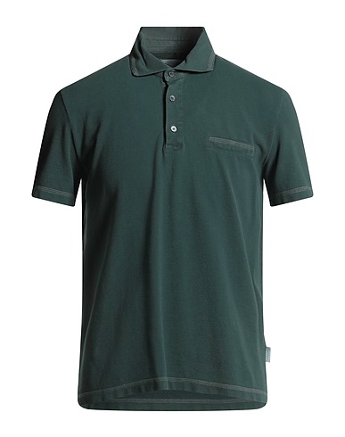 BALLANTYNE Polo Verde scuro 100% Cotone