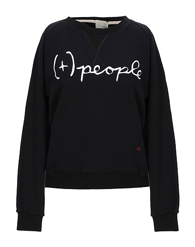(+) PEOPLE Sweatshirt Black 100% Cotton