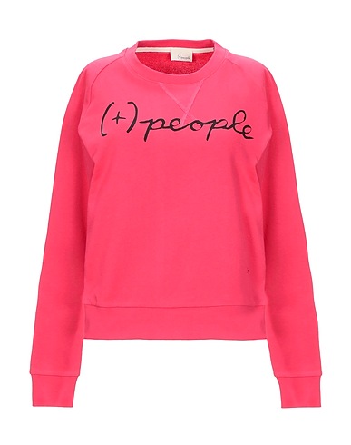 (+) PEOPLE Sweatshirt Fuchsia 100% Cotton