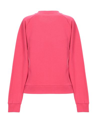 People (+)  Woman Sweatshirt Fuchsia Size S Cotton In Pink