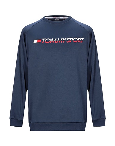 TOMMY SPORT Felpa Blu notte 93% Poliestere, 7% Elastan