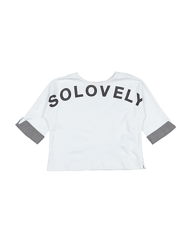 TWINSET Sweatshirt White 68% Viscose, 27% Polyamide, 5% Elastane