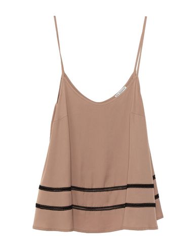 Rue•8isquit Tops In Light Brown