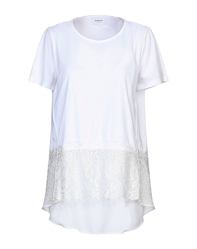 DONDUP Top Weiß 100% Polyester