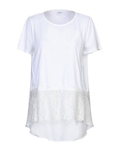 Shop Dondup Woman T-shirt White Size S Polyester