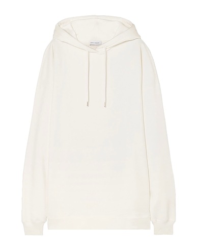 NINETY PERCENT Hooded sweatshirt White 100% Organic cotton