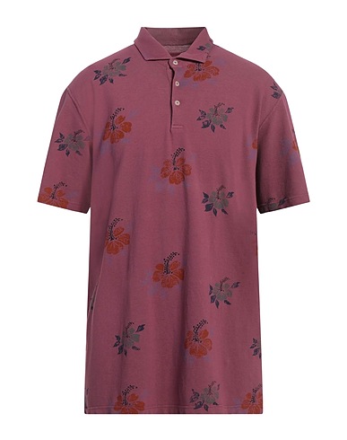 GRAN SASSO Polo shirt Mauve 90% Cotton, 10% Lycra®
