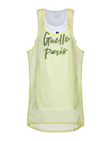 GAëLLE Paris Top Yellow 100% Cotton, Polyester