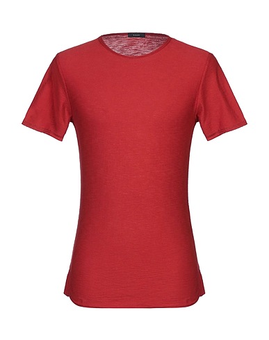 KAOS Basic T-Shirt Ziegelrot 100% Baumwolle