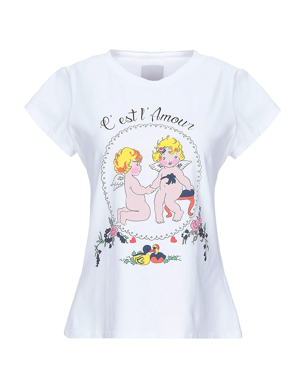 ROSÉ A POIS - T-shirts