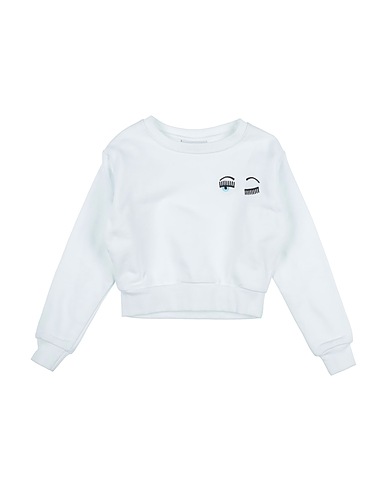 CHIARA FERRAGNI Felpa Bianco 100% Cotone