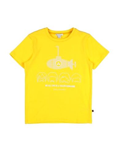 PEUTEREY T-shirt Giallo 95% Cotone, 5% Elastan