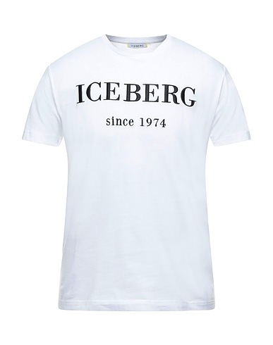 ICEBERG T-shirt Bianco 100% Cotone, Poliestere