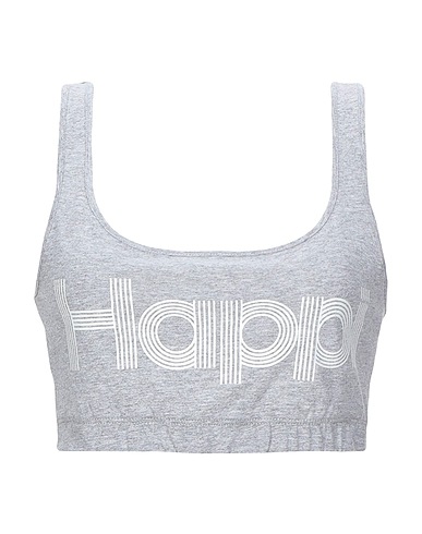 HAPPINESS Top Grey 90% Cotton, 10% Elastane