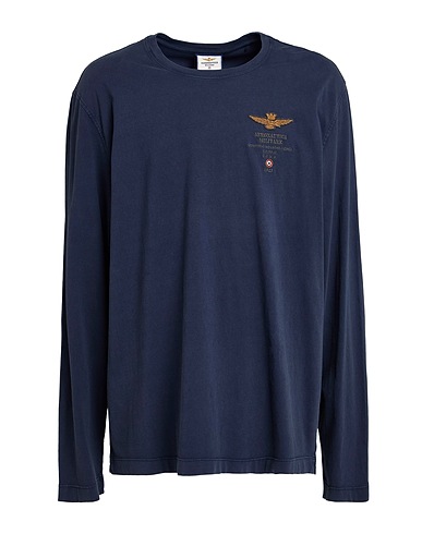 AERONAUTICA MILITARE T-shirt Midnight blue 100% Cotton