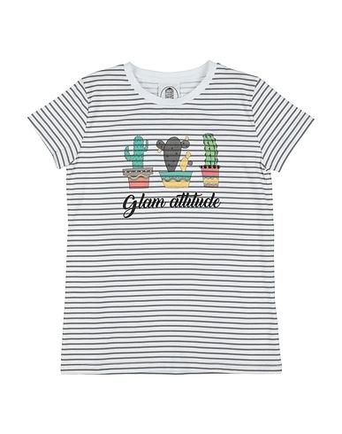 LE VOLIÈRE T-shirt Lead 95% Cotton, 5% Elastane