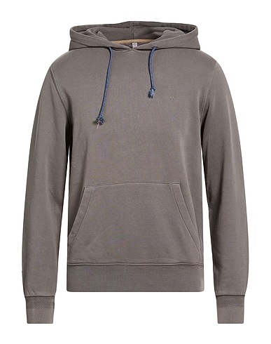 SUN 68 Felpa Grigio 100% Cotone