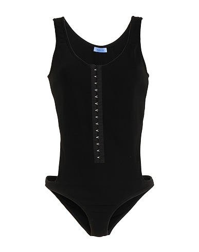 MUGLER TOPWEAR Black 90% Viscose, 10% Elastane