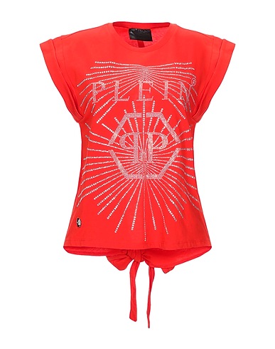 PHILIPP PLEIN T-shirt Red 100% Cotton