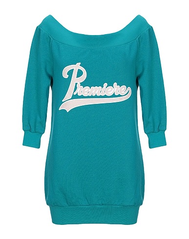 FRACOMINA Sweatshirt Deep teal 61% Cotton, 39% Viscose
