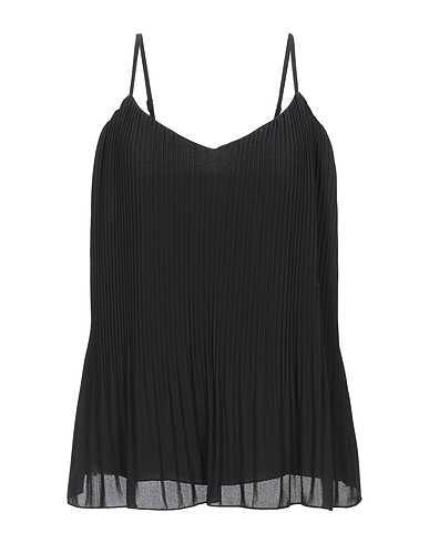MANILA GRACE Cami Black 100% Viscose, Polyamide