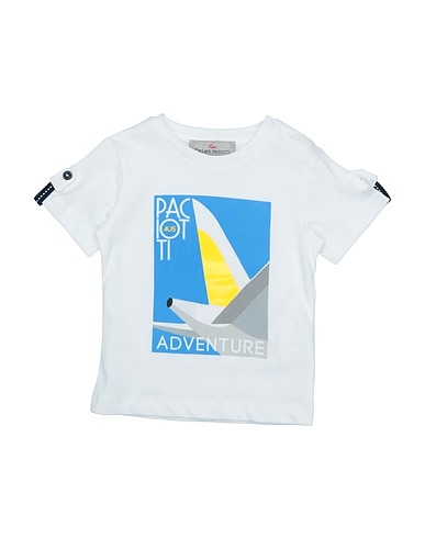 PACIOTTI 4US T-shirt White 100% Cotton