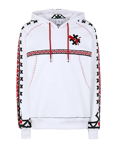 PUMA x JAHNKOY Hooded sweatshirt  x JAHNKOY Hoodie   White 100% Cotton