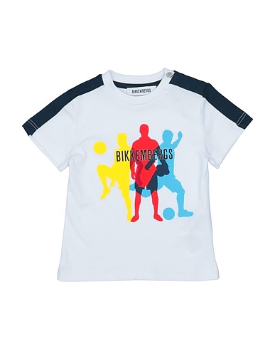 BIKKEMBERGS T-shirt White 100% Cotton