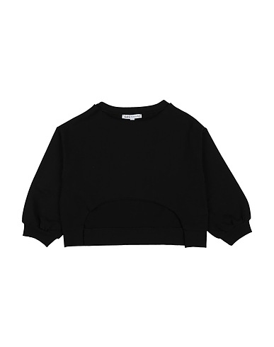 PATRIZIA PEPE Sweatshirt Black 95% Cotton, 5% Elastane