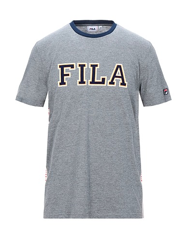 FILA T-shirt Grey 60% Polyester, 40% Cotton