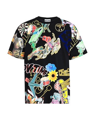 MOSCHINO T-shirt Black 100% Cotton