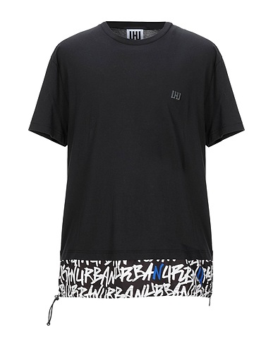 LHU URBAN T-shirt Nero 100% Cotone