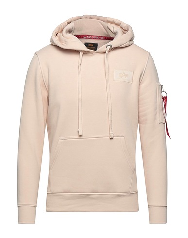 ALPHA INDUSTRIES Hooded track jacket  Blush 80% Cotton, 20% Polyester