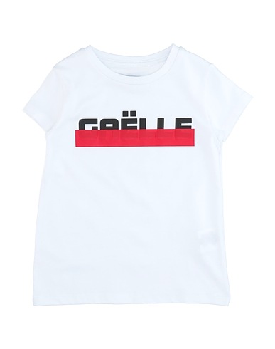 GAëLLE Paris T-shirt White 90% Cotton, 10% Elastane
