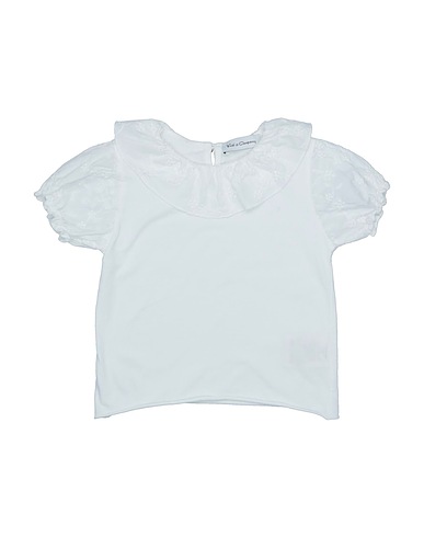 KID'S COMPANY T-shirt White 93% Cotton, 7% Elastane
