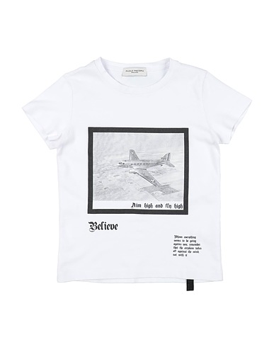 PAOLO PECORA T-shirt White 100% Cotton