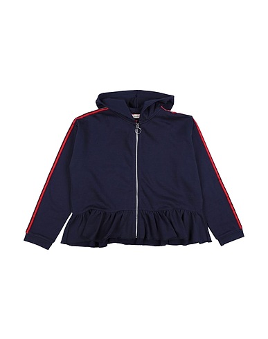 PINKO UP Sweatshirt Midnight blue 100% Cotton, Polyester