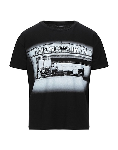 EMPORIO ARMANI T-shirt Black 100% Cotton