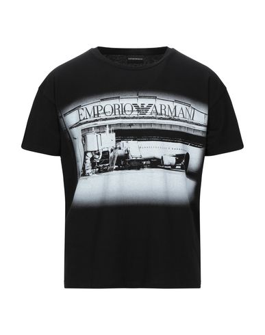 Emporio Armani T-shirts In Black