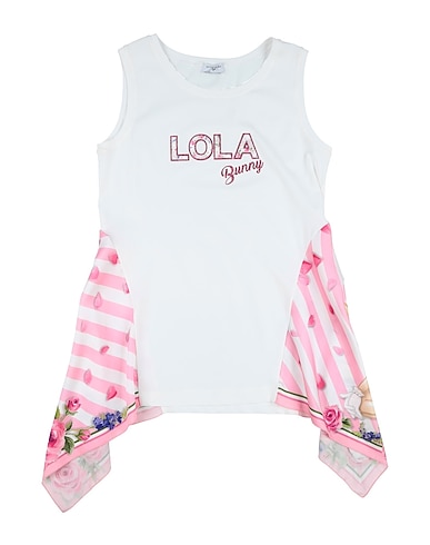 MONNALISA T-shirt White 95% Cotton, 5% Elastane, Polyester