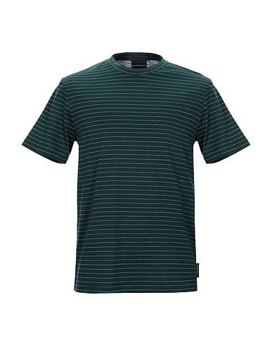 EMPORIO ARMANI T-shirt Dark green 100% Cotton