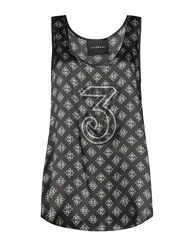 JOHN RICHMOND Top Nero 100% Seta
