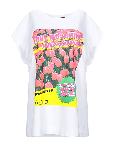 LOVE MOSCHINO T-shirt White 100% Cotton
