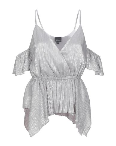 Shop Just Cavalli Woman Top Light Grey Size 4 Polyester