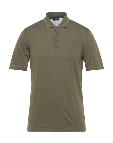 DRUMOHR Polo shirt Military green 100% Cotton